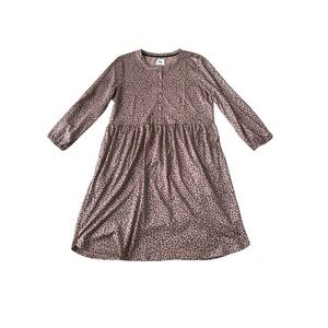 Bae the Label Maternity Dress Womens Small Leopard Animal Print Brown‎ Shift
